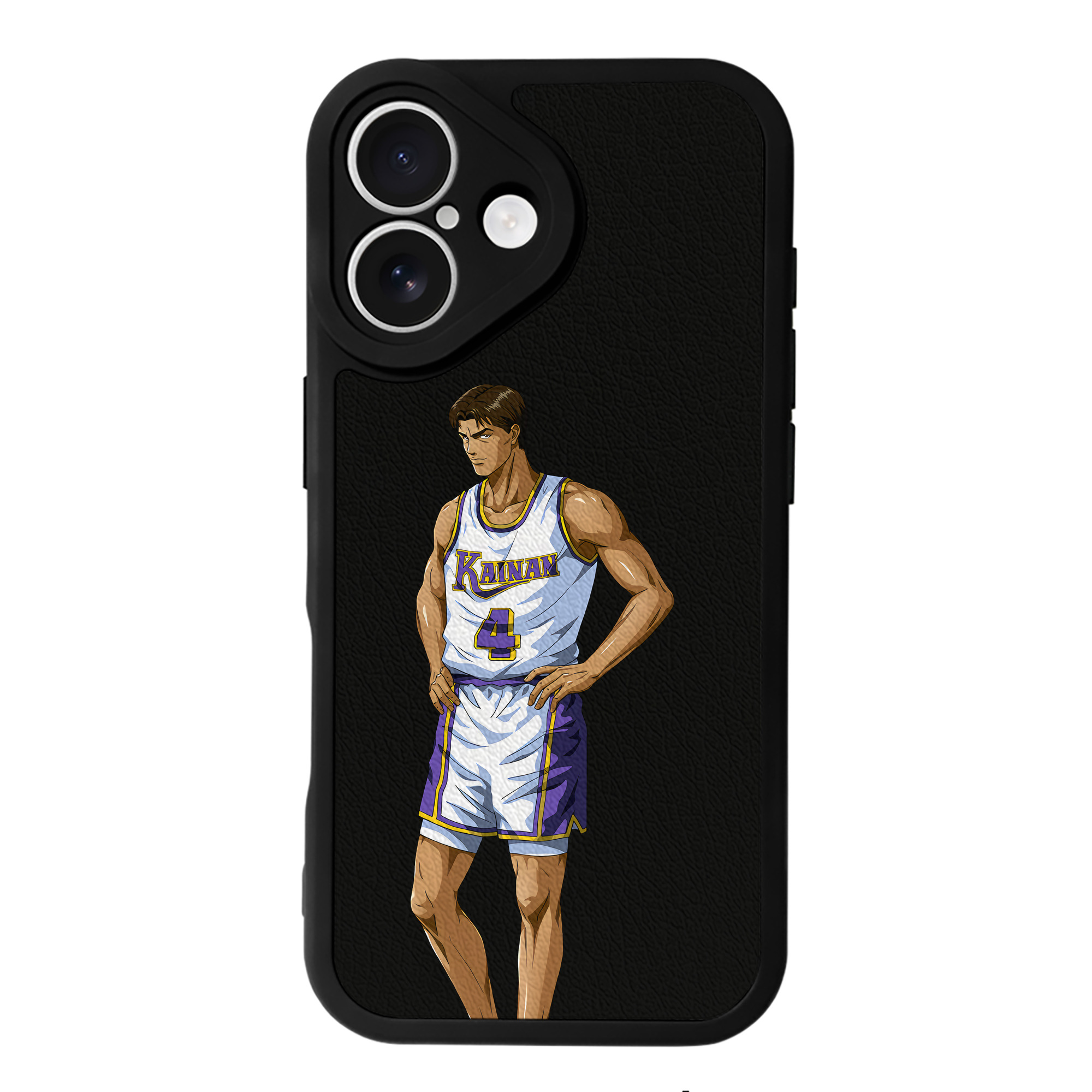 （画像用） SLAM DUNK／スラムダンク 【iPhone 16シリーズ対応】シリコンスマホケース（レザー調） 材質：シリコン
